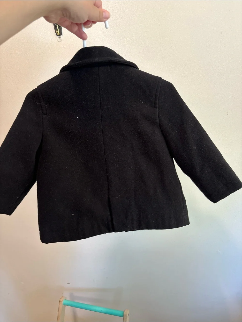 Cherokee Black Kids Toggle Pea Coat with Rope Closures 12 months
